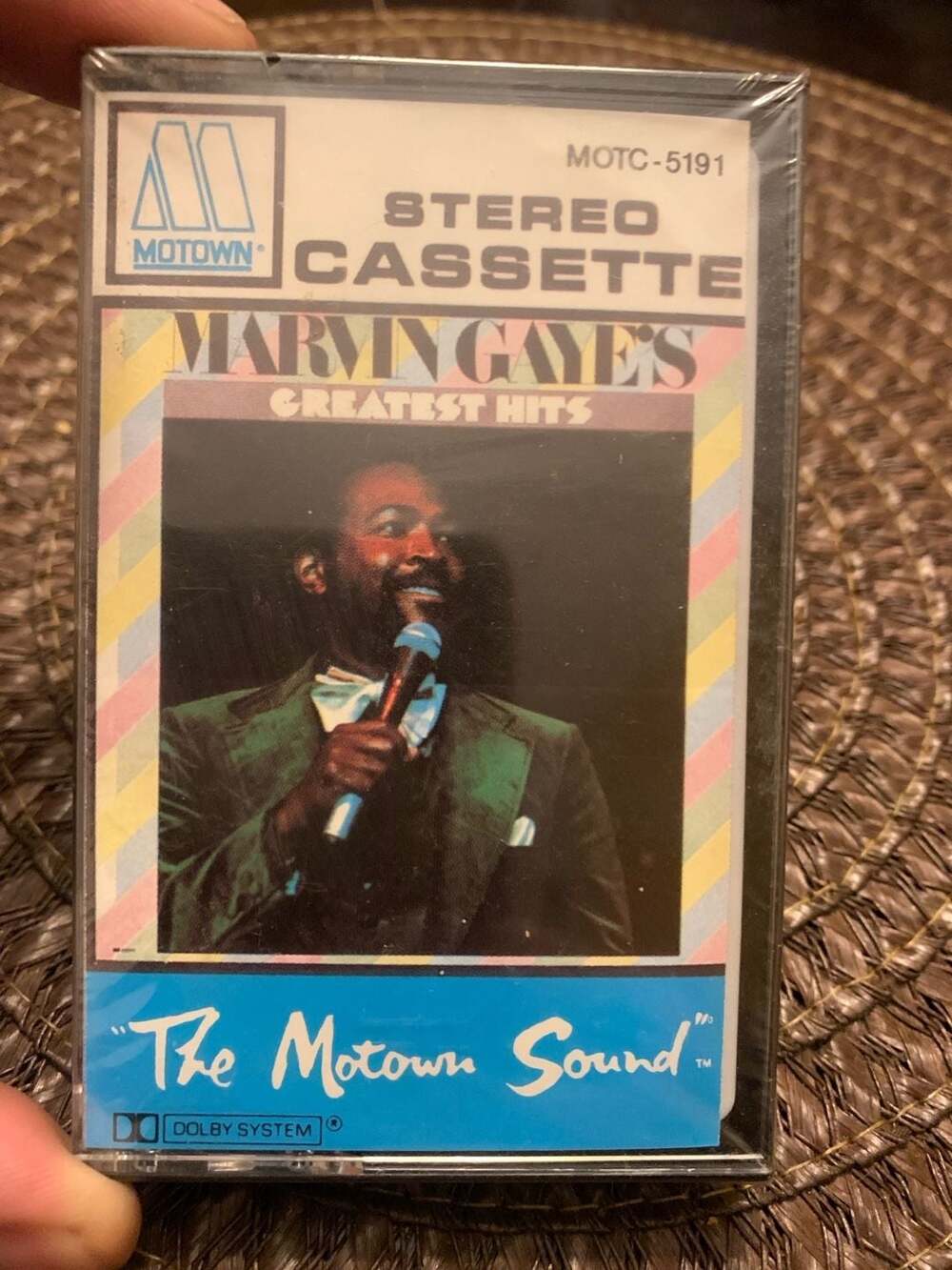 Marvin Gaye's Greatest Hits Vintage Motown Stereo Cassette Tape MOTC-5191